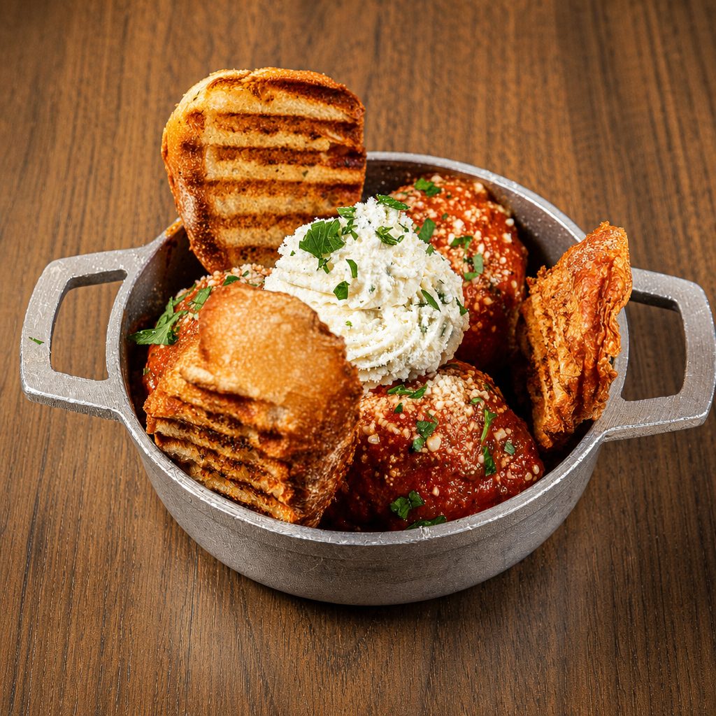 Meatball with Ricotta.