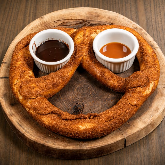 Large Churro Pretzel.