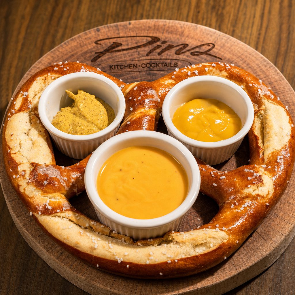 Large Bavarian Pretzel.