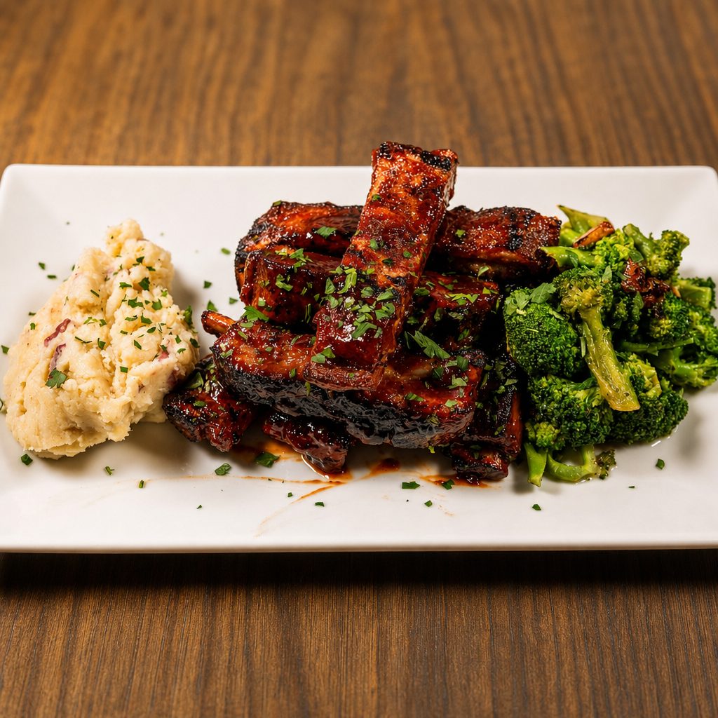 Spare Ribs Dinner.